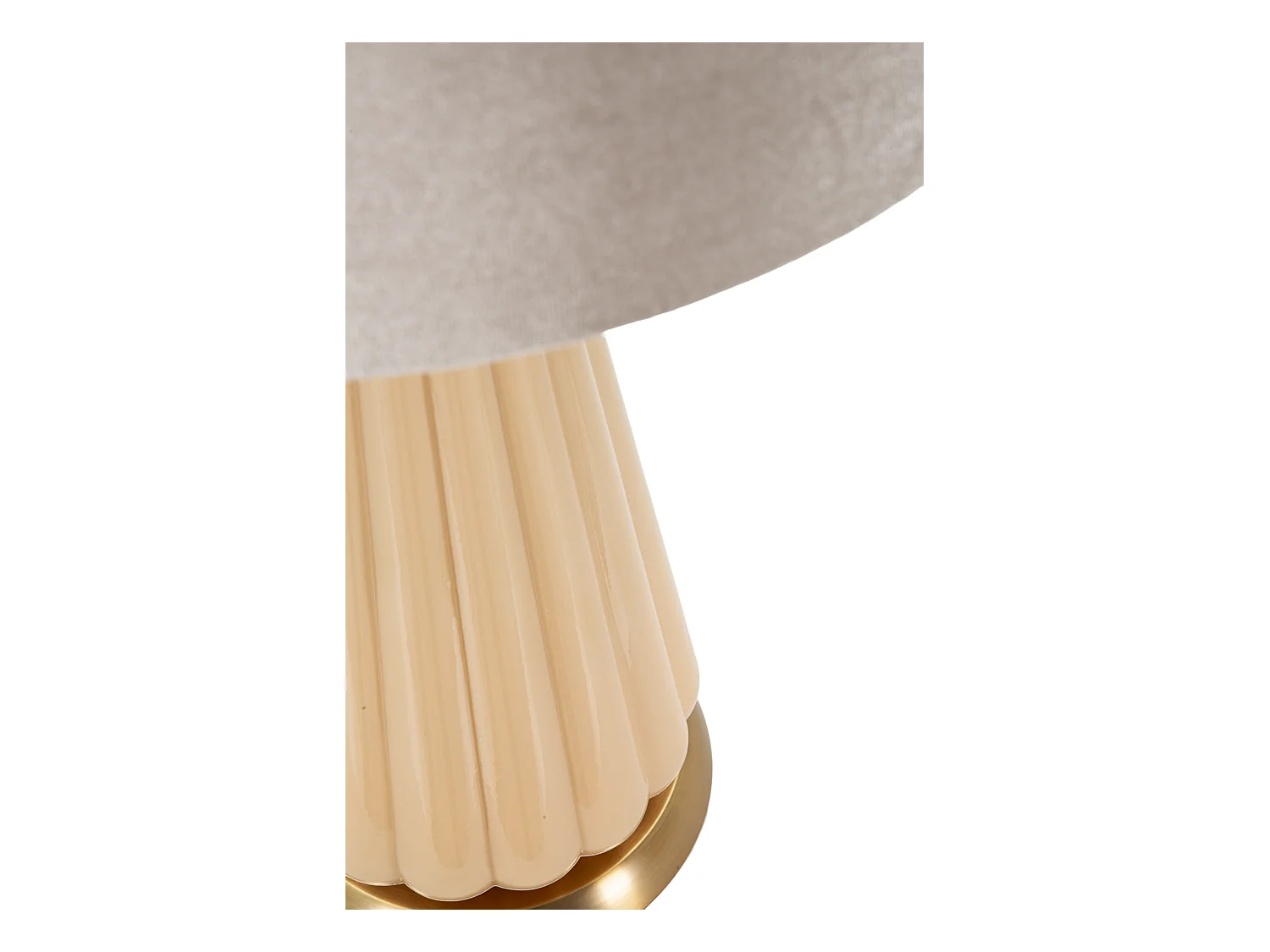 Lampe de table en verre nacré cm ø 36,5x68,5