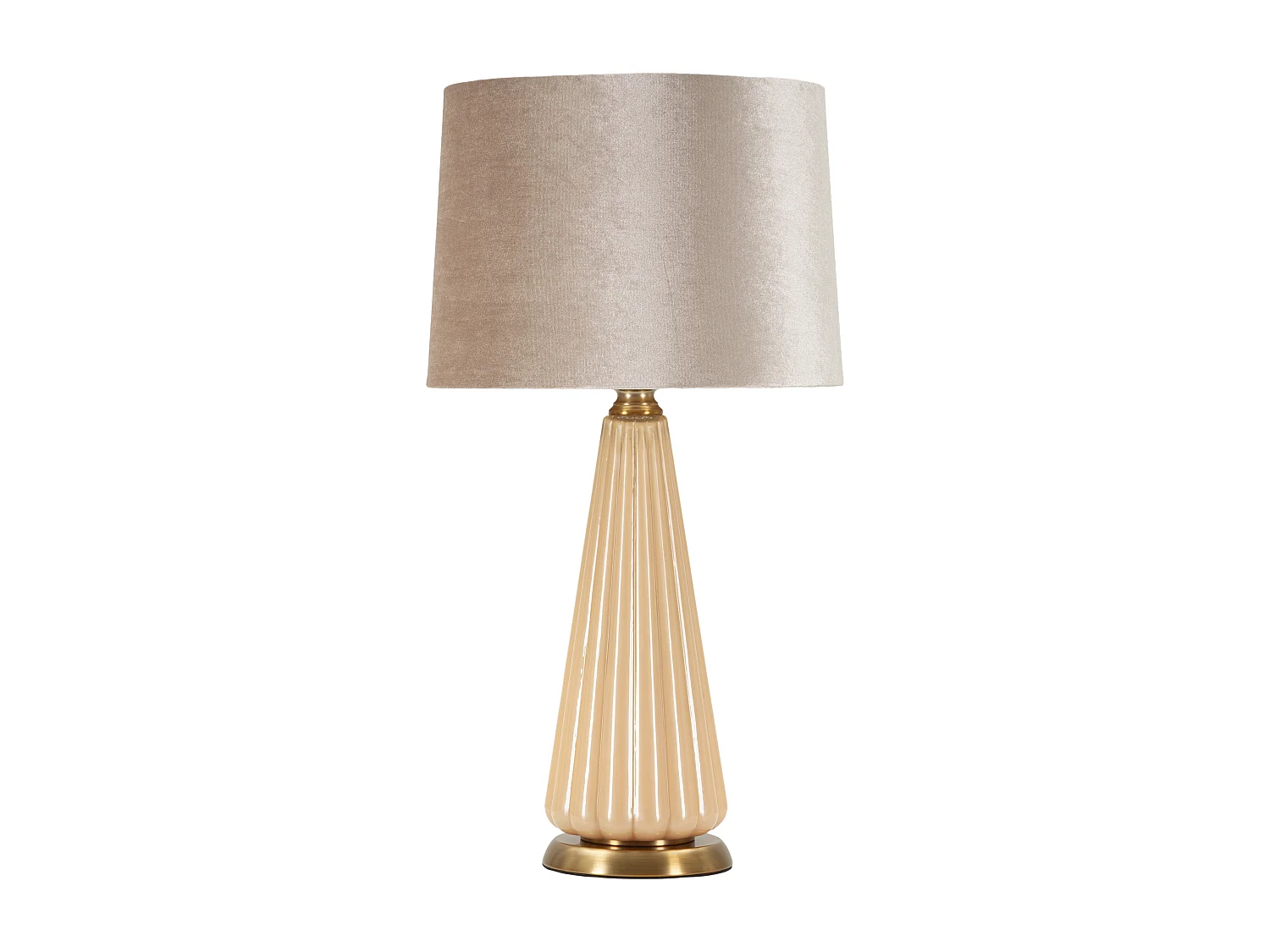 Lampe de table en verre nacré cm ø 36,5x68,5