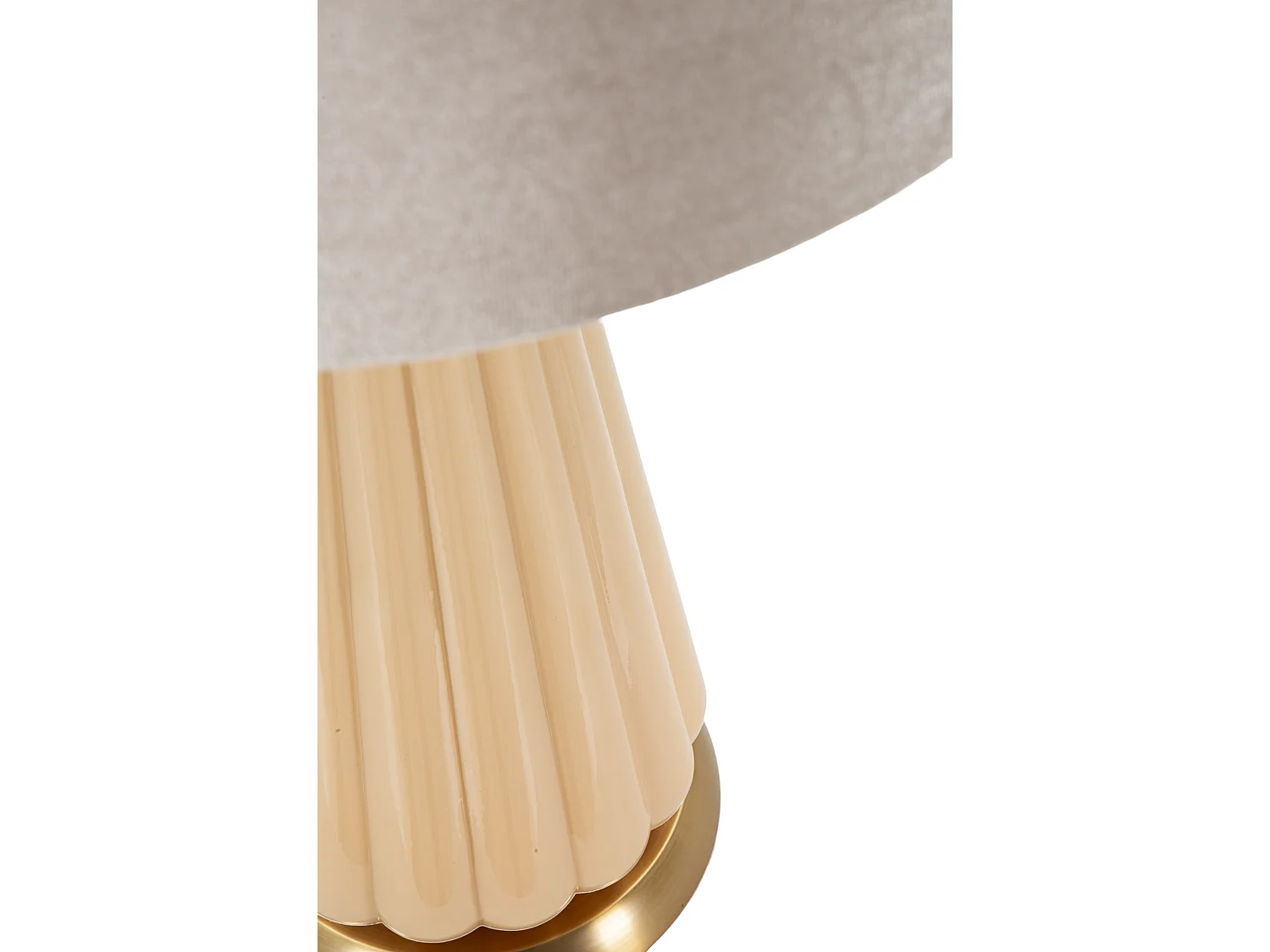 Lampe de table en verre nacré cm ø 36,5x68,5