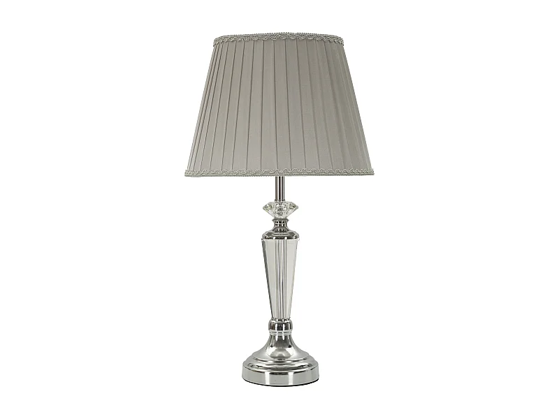 Lampe à Poser en Métal "Tolly" 56cm Argent