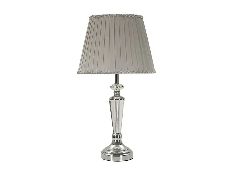 Lampe à Poser en Métal "Tolly" 56cm Argent