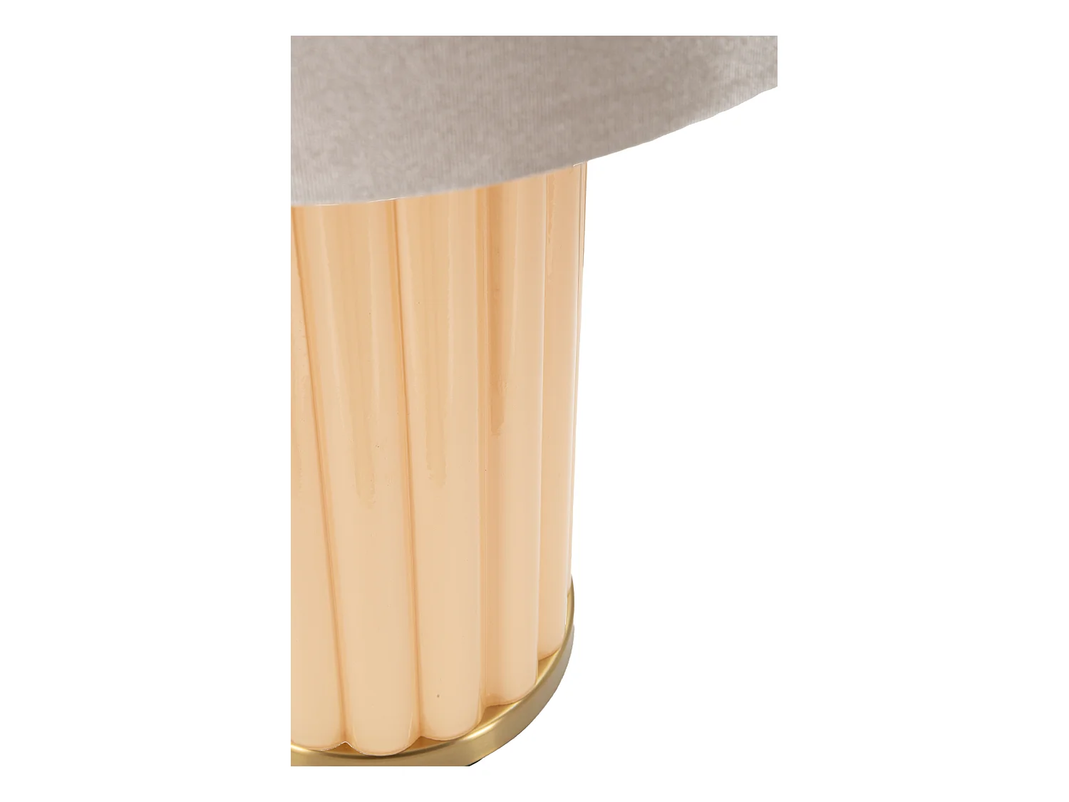 Lampe de table en verre nacré cm ø 40,5x69,5