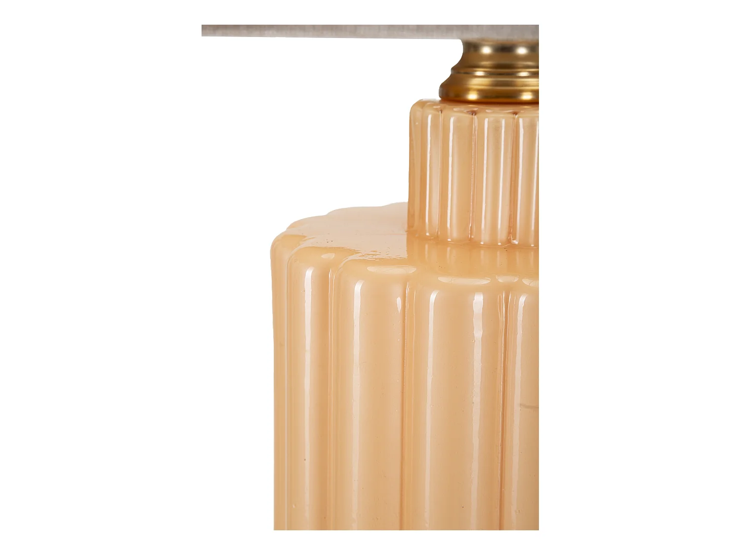 Lampe de table en verre nacré cm ø 40,5x69,5