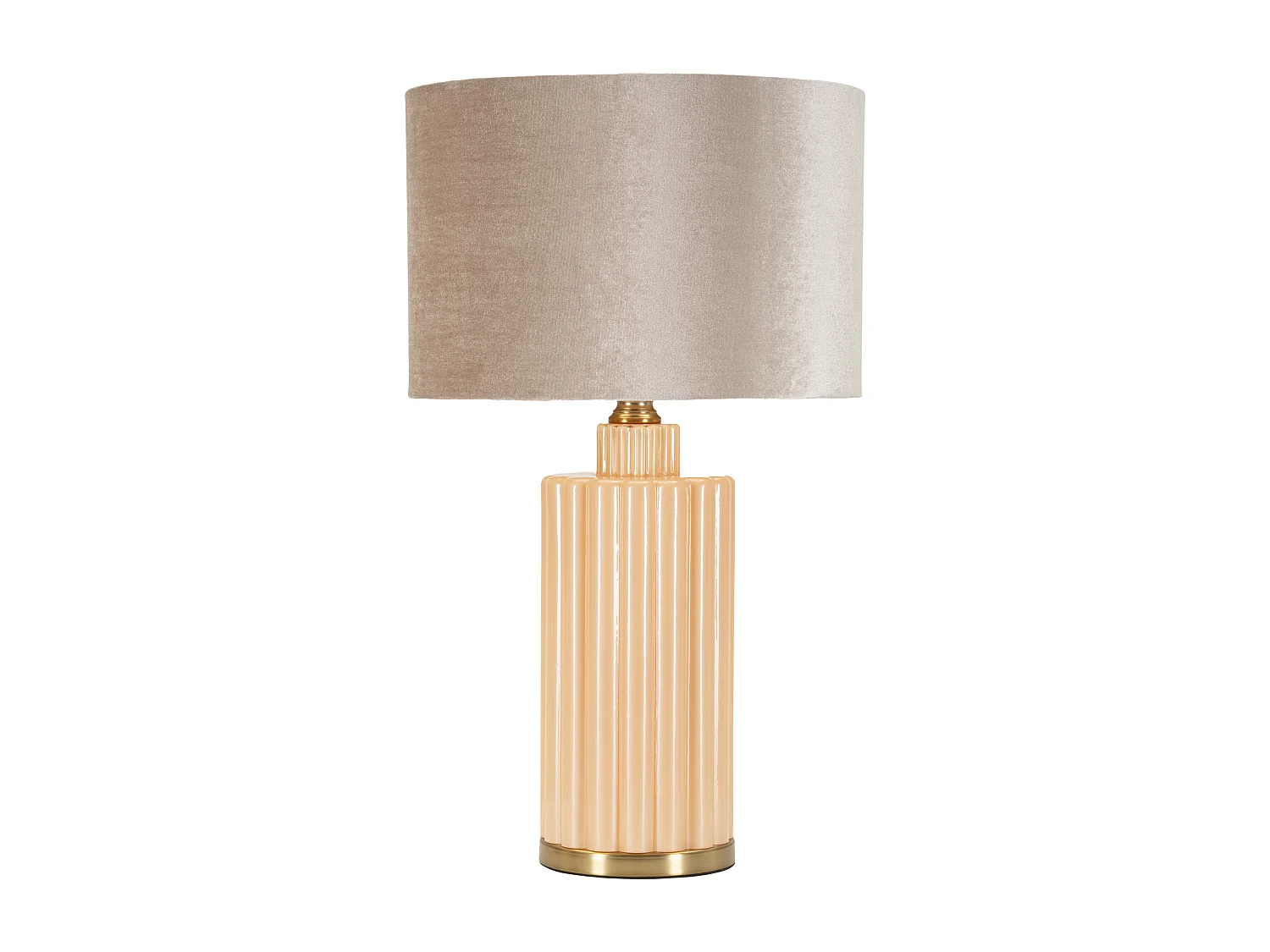 Lampe de table en verre nacré cm ø 40,5x69,5