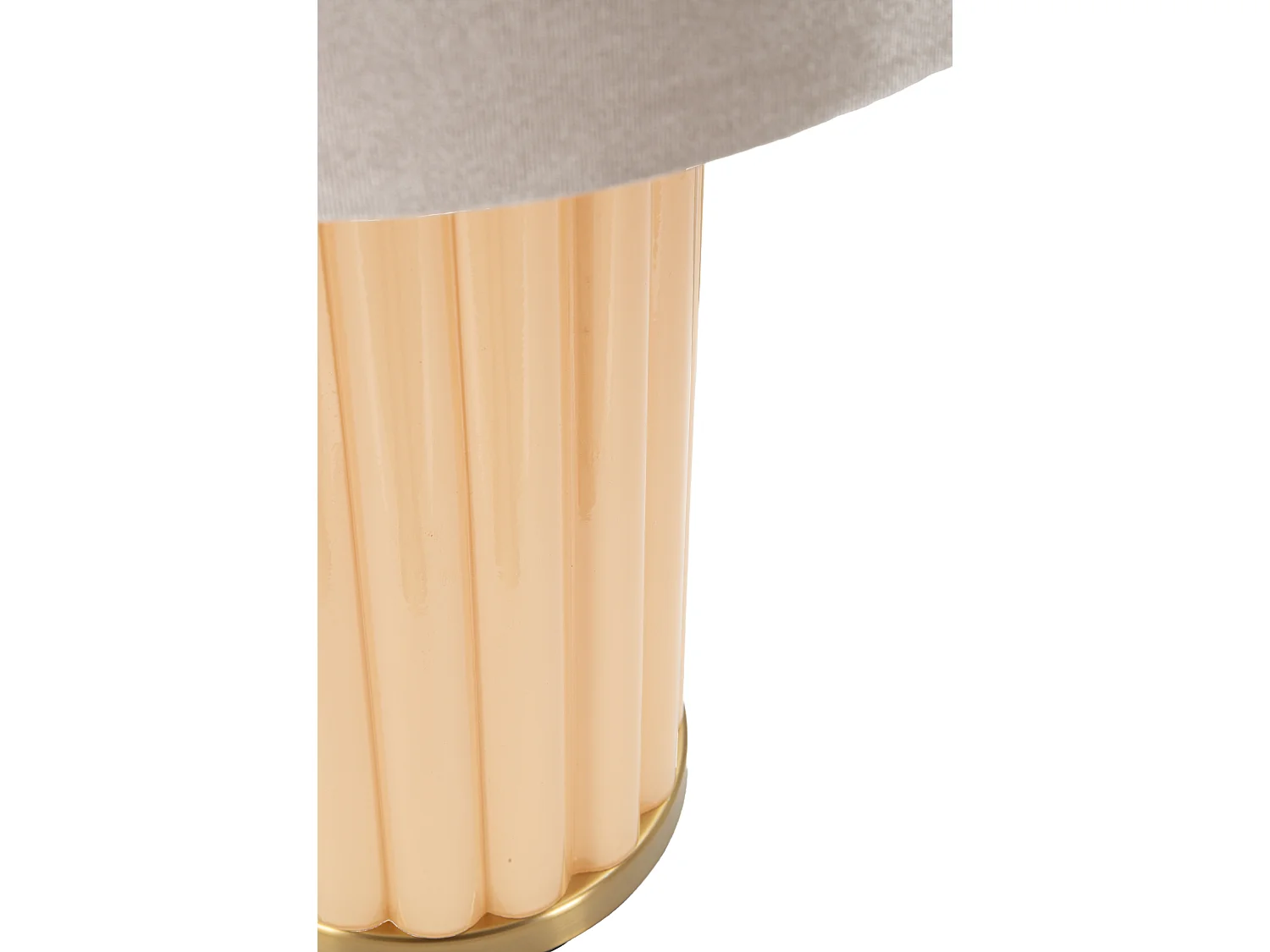 Lampe de table en verre nacré cm ø 40,5x69,5