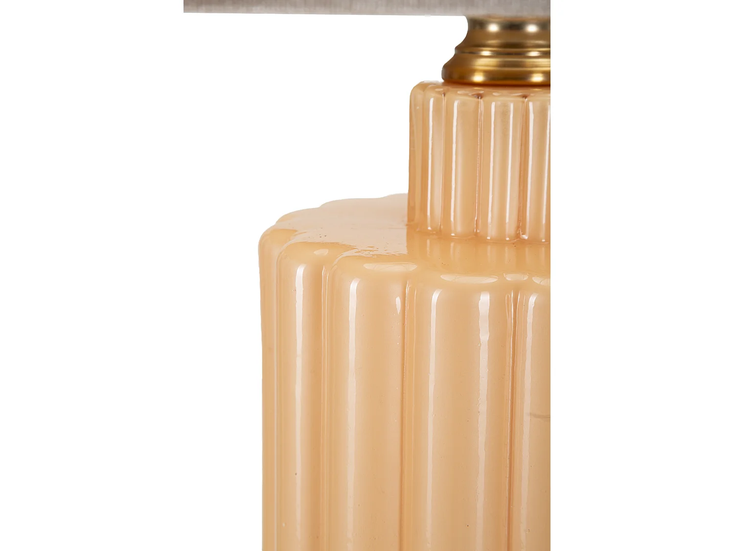 Lampe de table en verre nacré cm ø 40,5x69,5