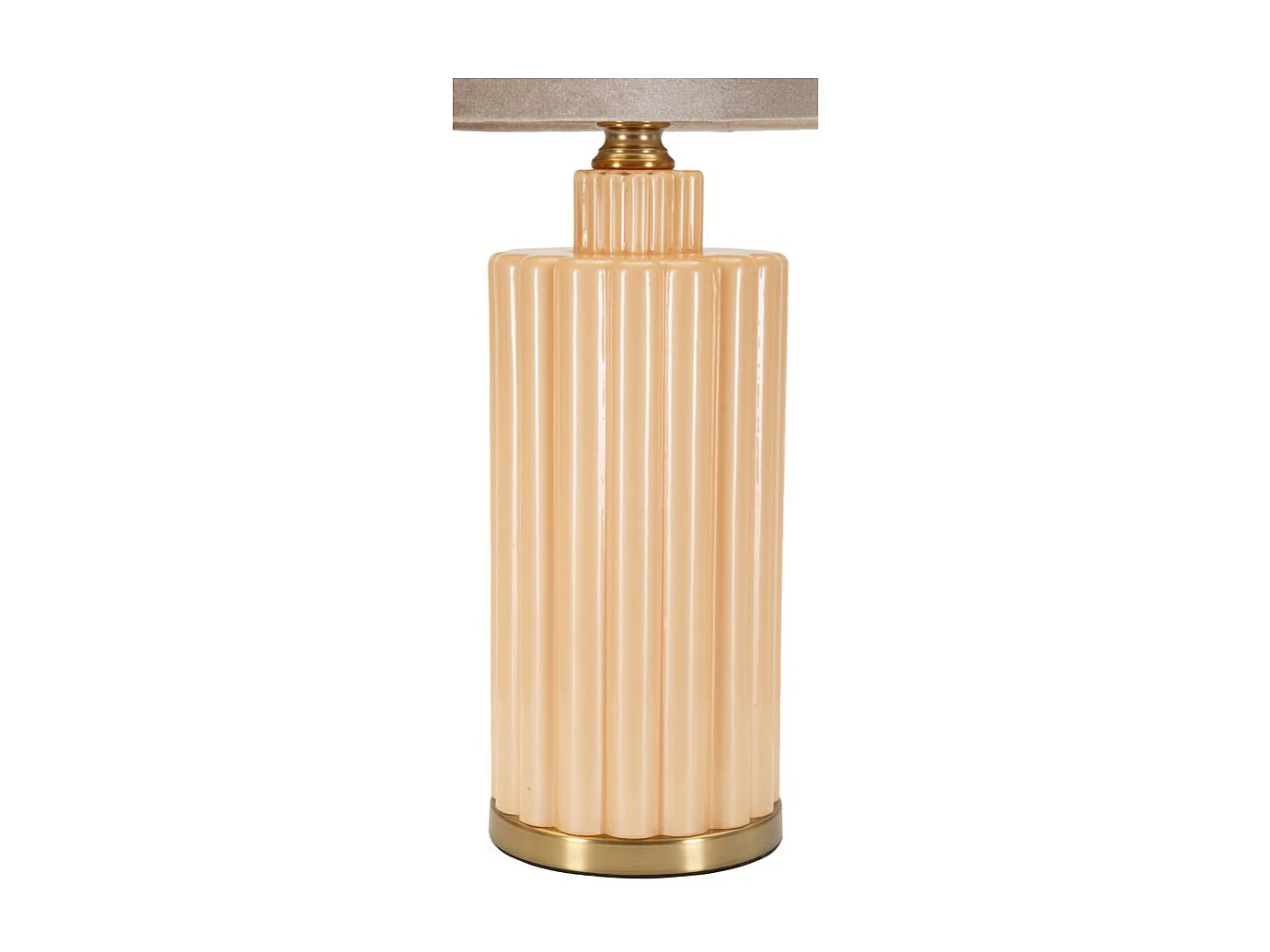 Lampe à Poser "Perly" 69cm Perle & Or