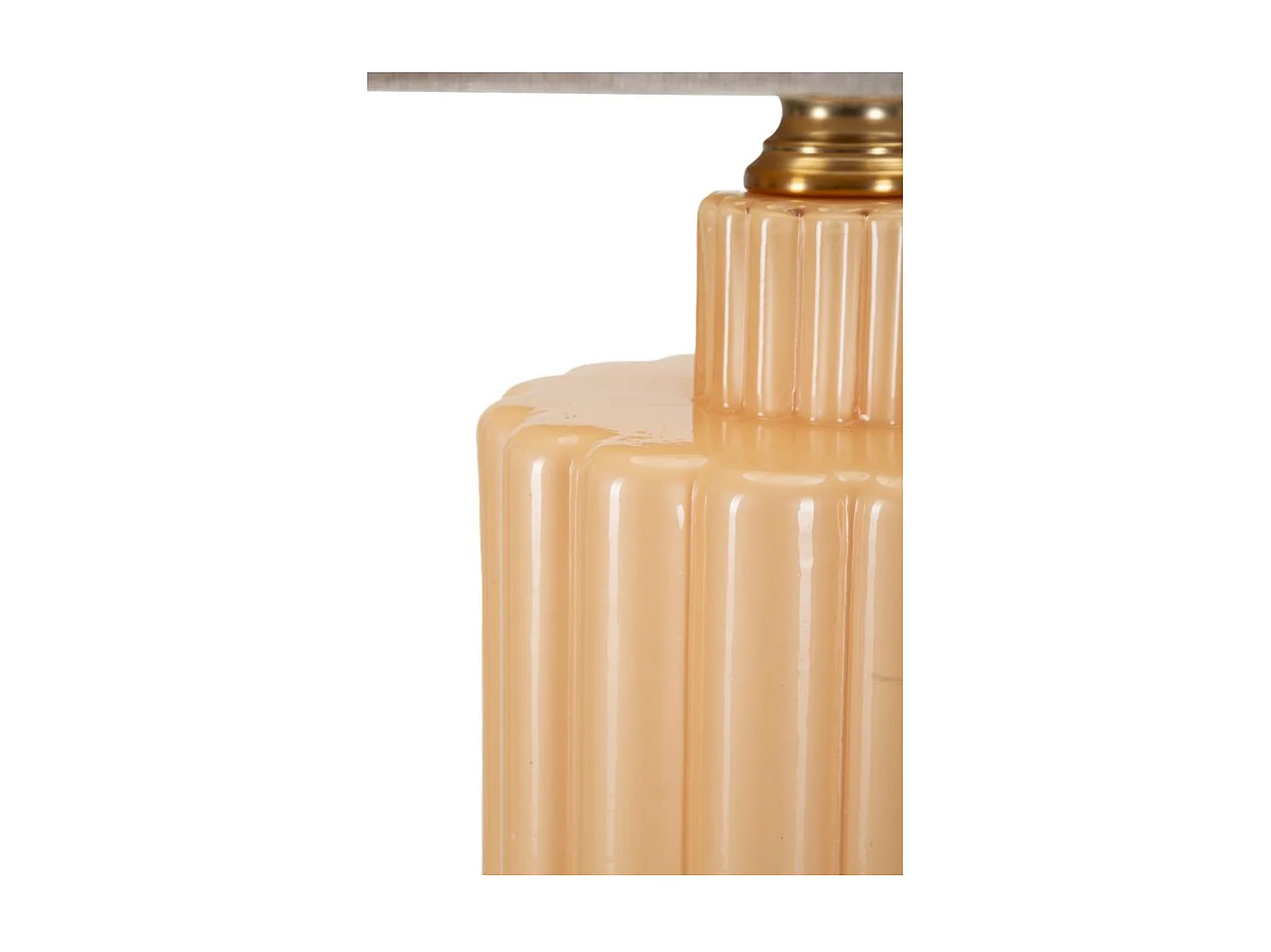 Lampe à Poser "Perly" 69cm Perle & Or