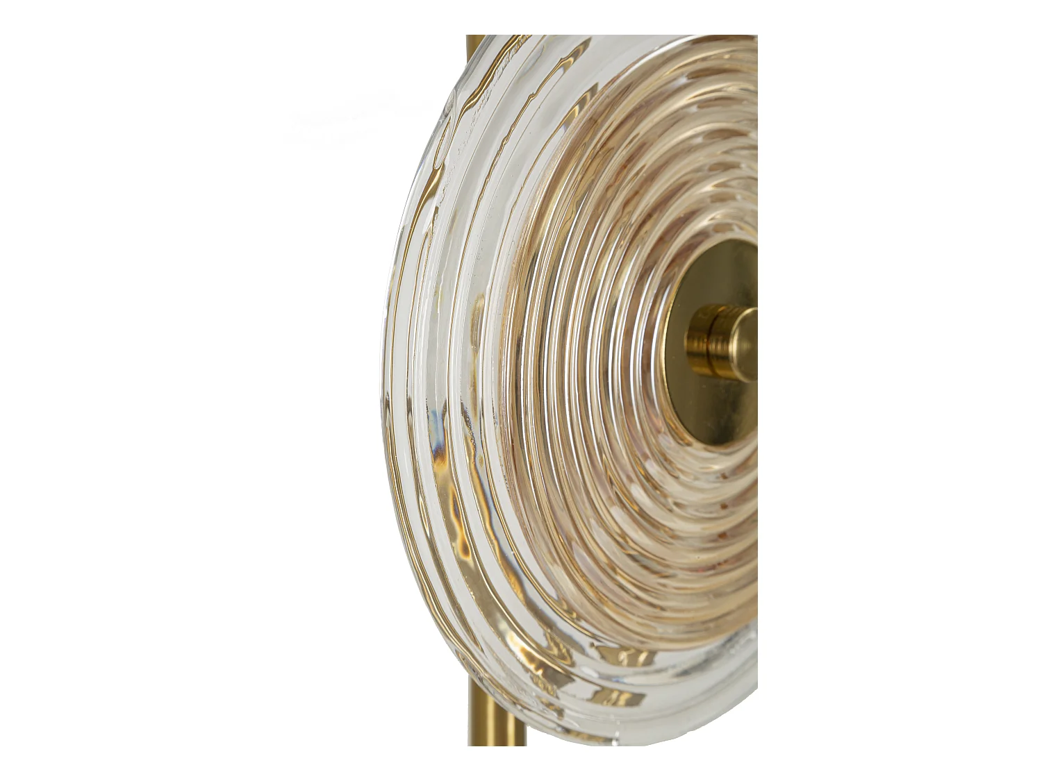 Lampe à Poser Design en Verre "Venice" 63cm Or