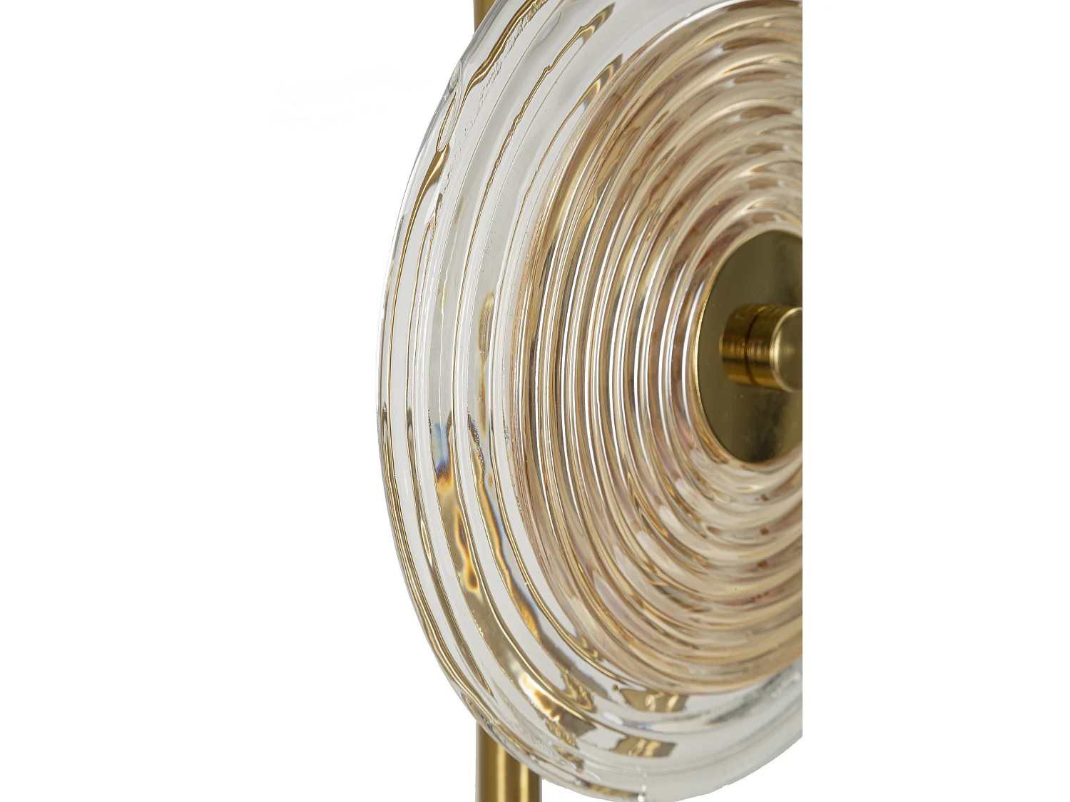 Lampe à Poser Design en Verre "Venice" 63cm Or