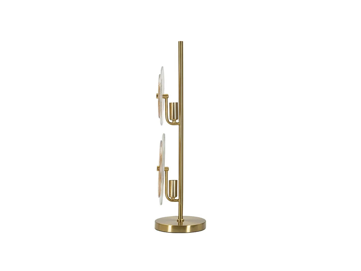 Lampe à Poser Design en Verre "Venice" 63cm Or