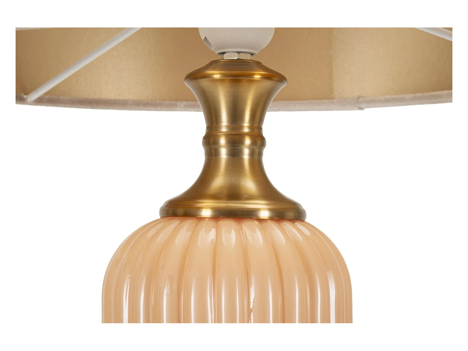 Lampe de table en verre nacré cm ø 35,5x64