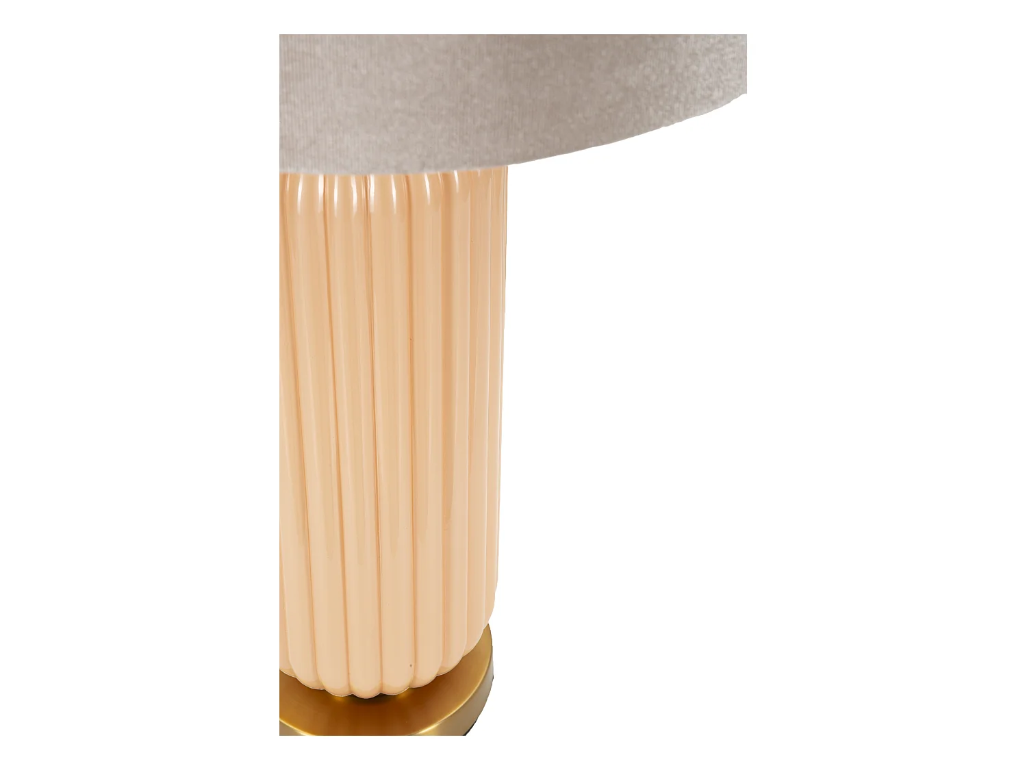 Lampe de table en verre nacré cm ø 35,5x64