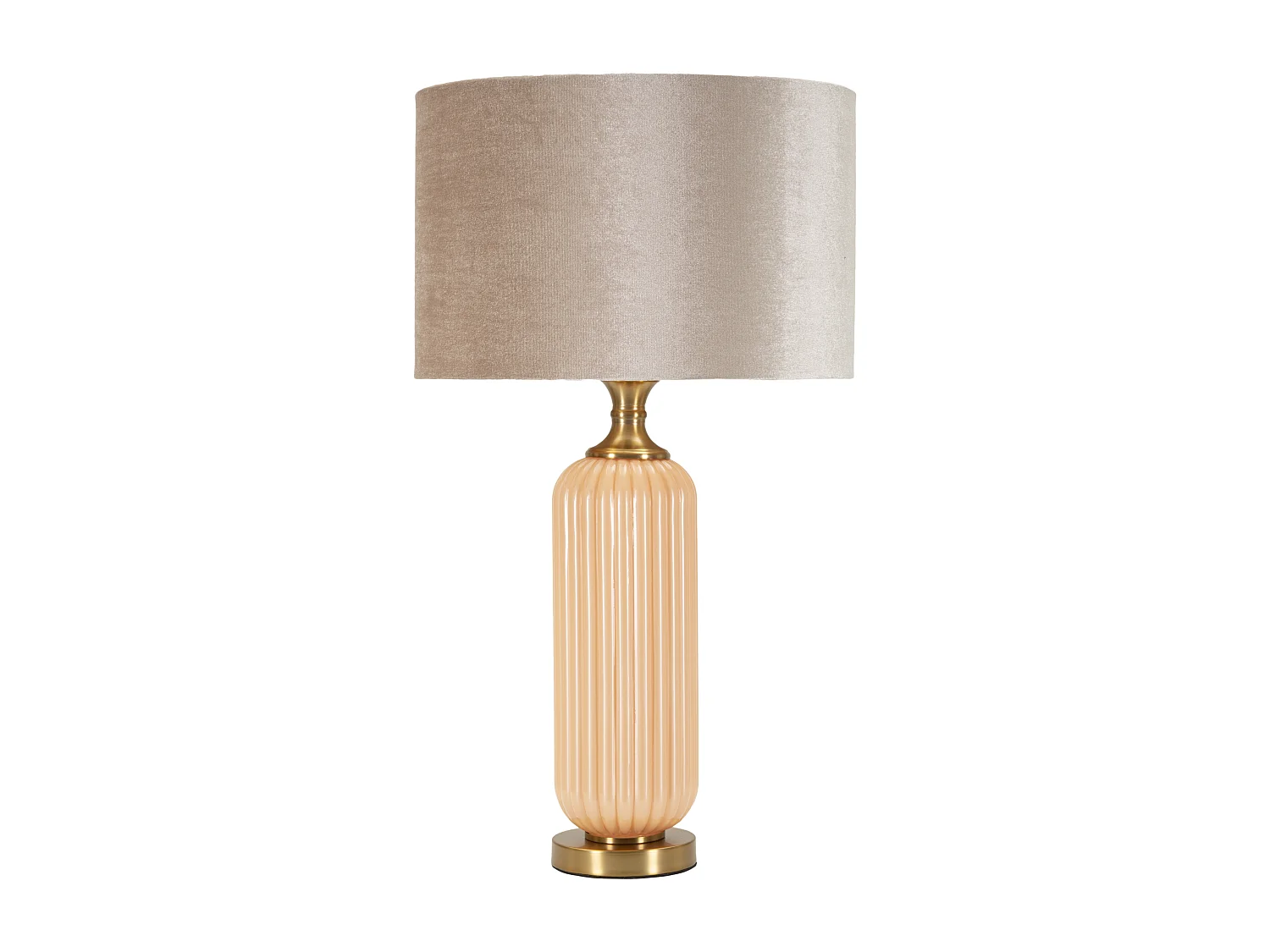 Lampe de table en verre nacré cm ø 35,5x64