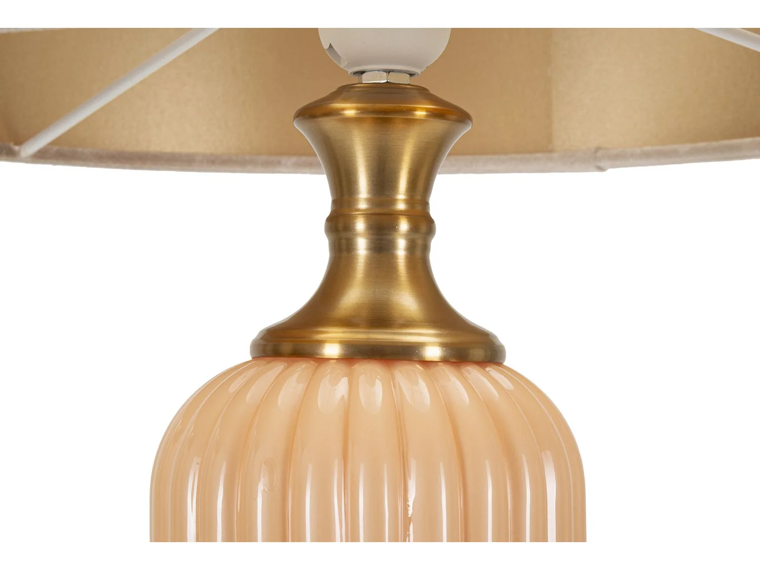 Lampe de table en verre nacré cm ø 35,5x64