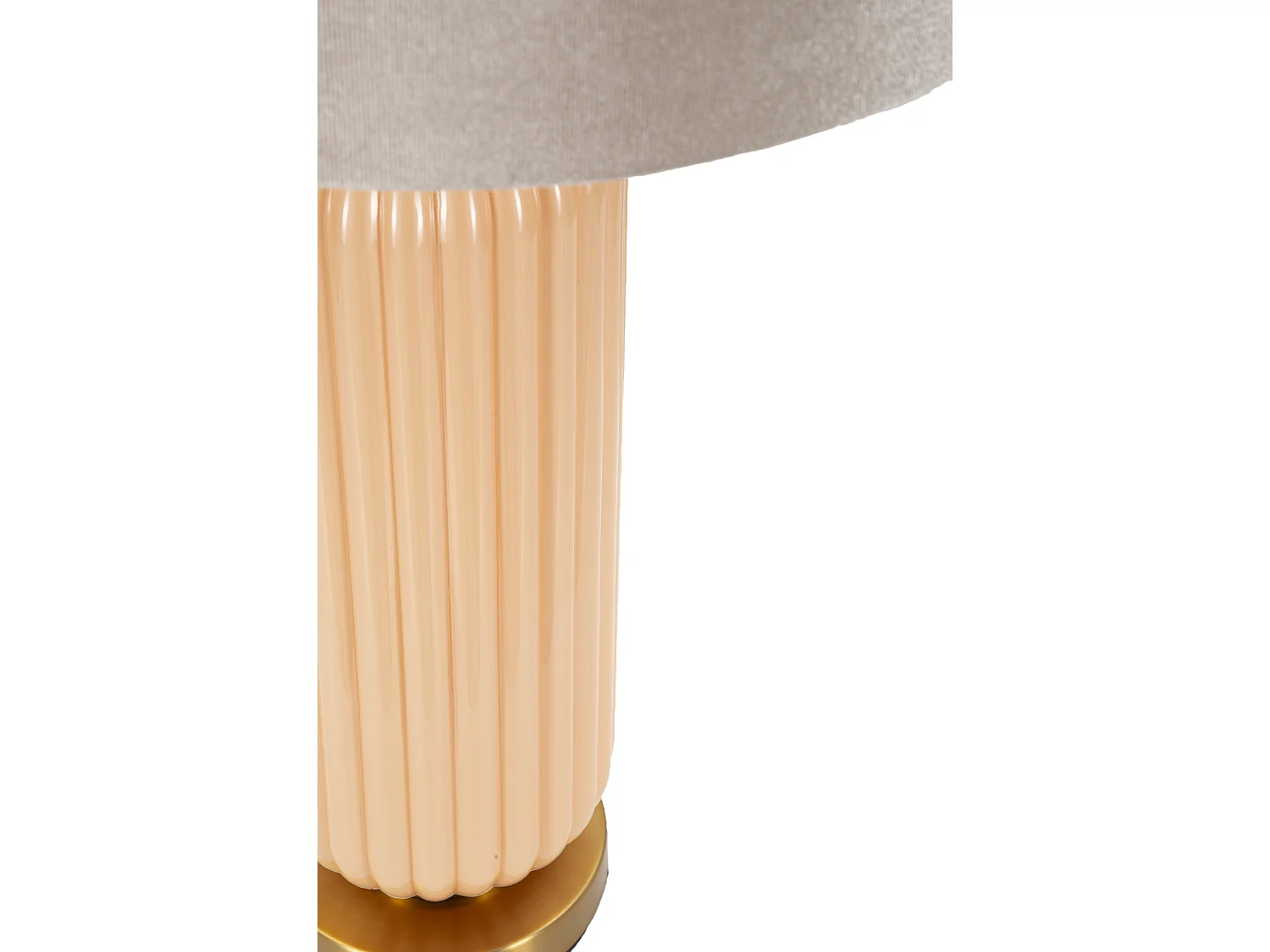 Lampe de table en verre nacré cm ø 35,5x64