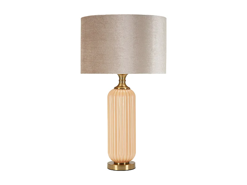 Lampe de table en verre nacré cm ø 35,5x64