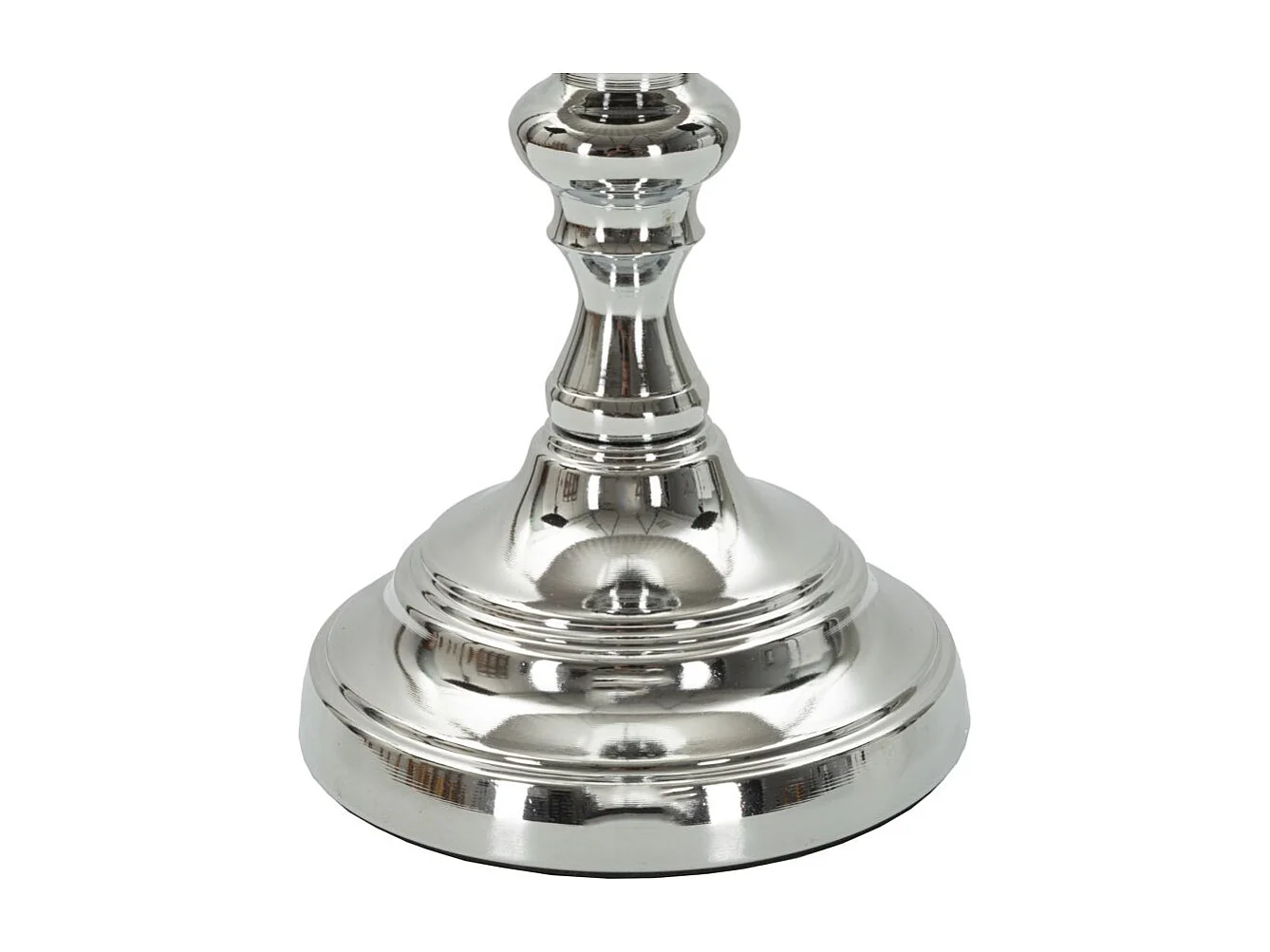 Lampe à Poser Design en Métal "Tolly" 46cm Argent