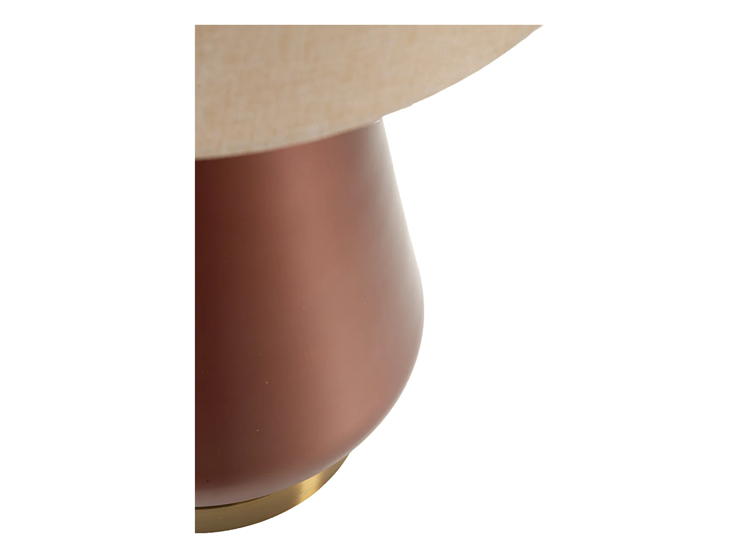 Lampe de table en verre marron cm ø 35,5x65