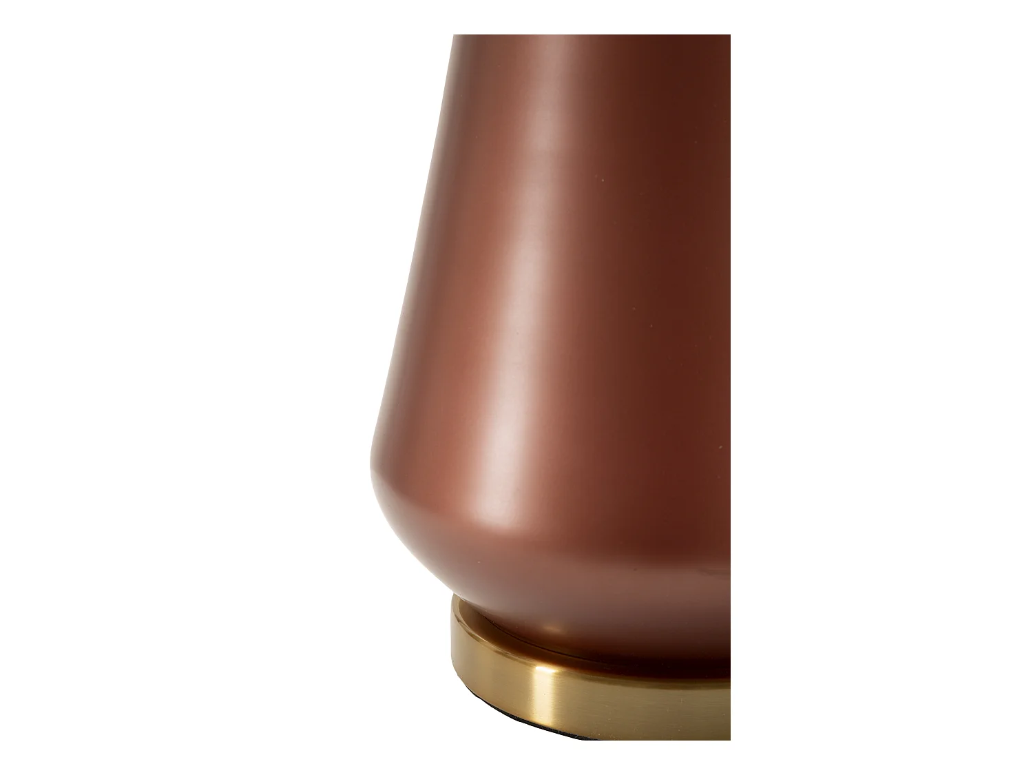 Lampe de table en verre marron cm ø 35,5x65