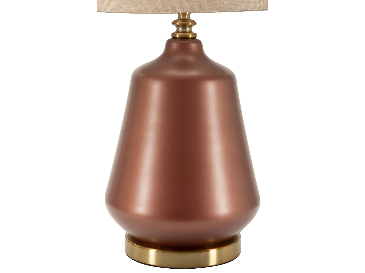 Lampe de table en verre marron cm ø 35,5x65