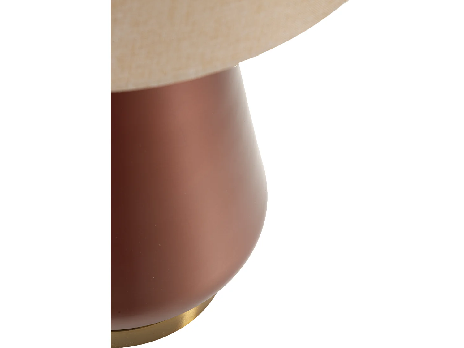 Lampe de table en verre marron cm ø 35,5x65