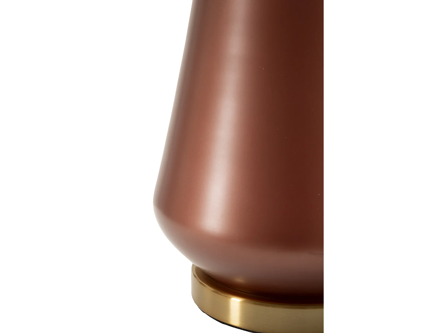 Lampe de table en verre marron cm ø 35,5x65
