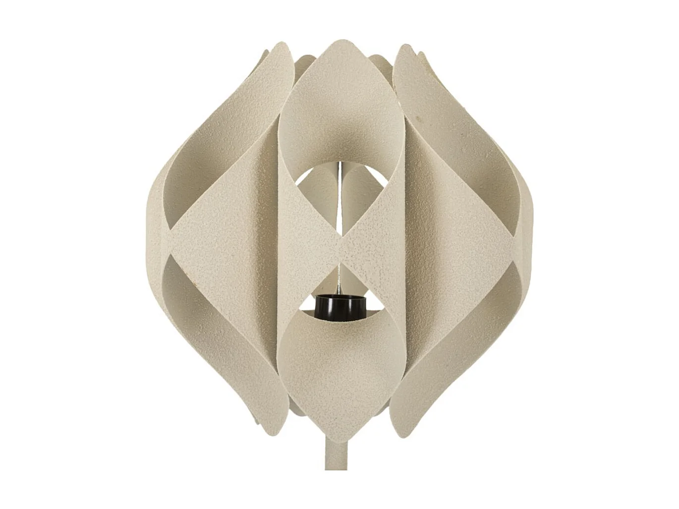 Lampe de table en métal crème ø 28x57 cm