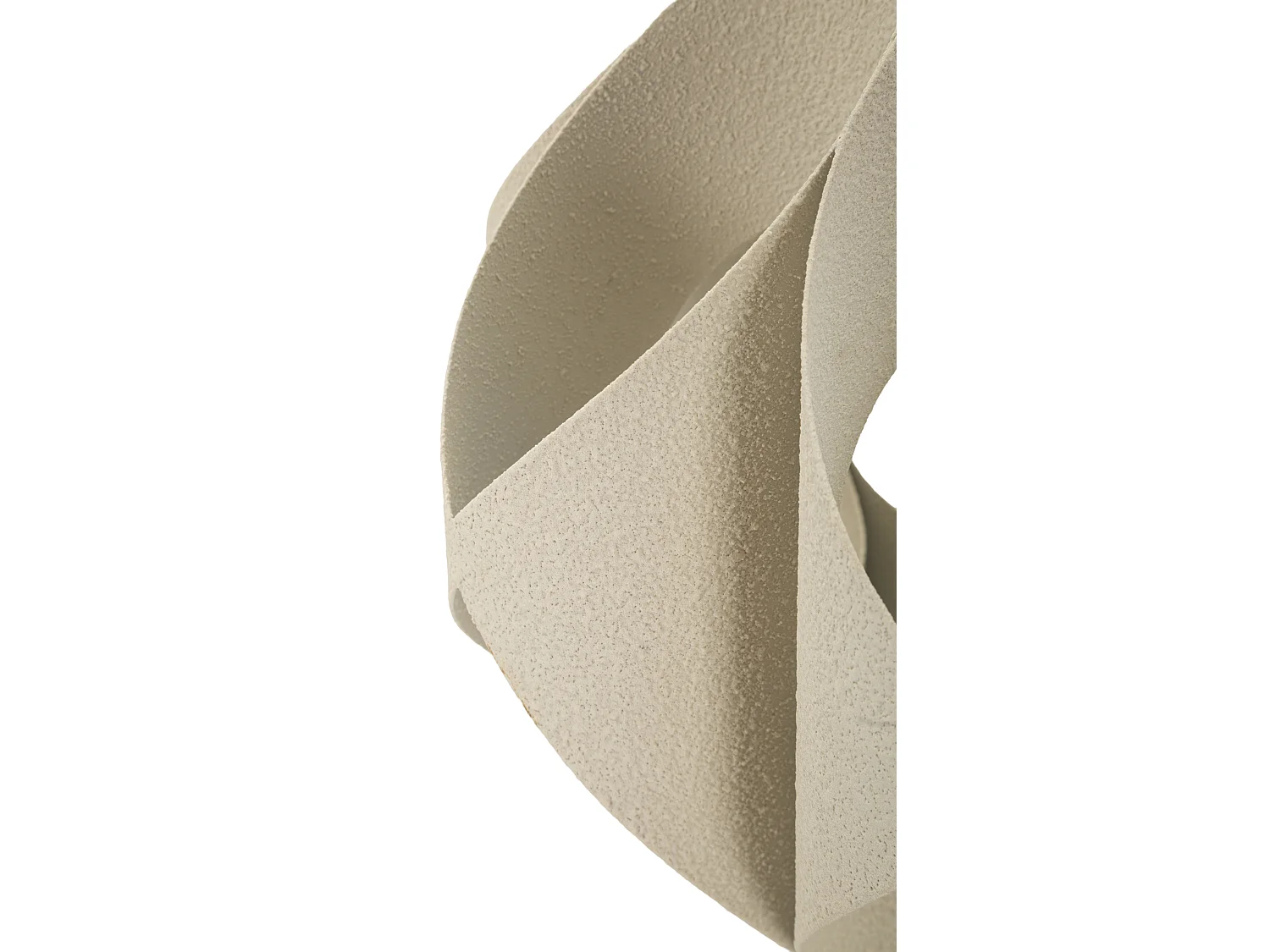 Lampe de table en métal crème ø 28x57 cm