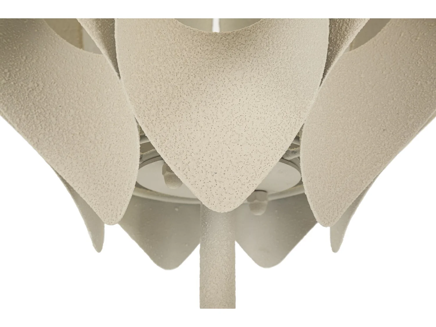 Lampe de table en métal crème ø 28x57 cm