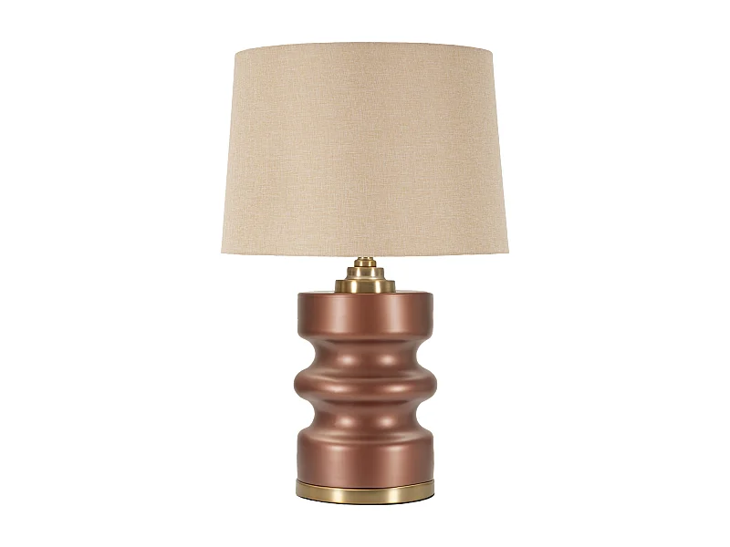 Lampada da tavolo in vetro marrone cm ø 36,5x56,5