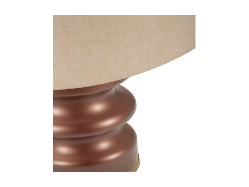 Lampe de table en verre marron cm ø 36,5x56,5