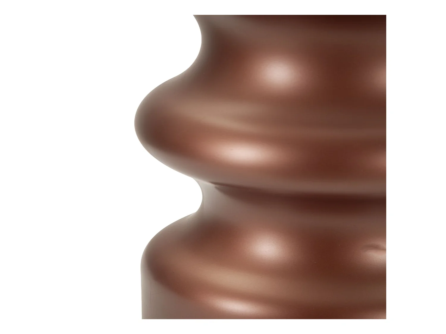 Lampe de table en verre marron cm ø 36,5x56,5