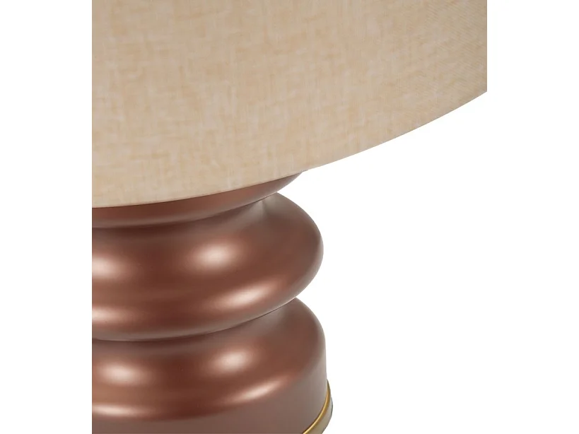 Lampe de table en verre marron cm ø 36,5x56,5