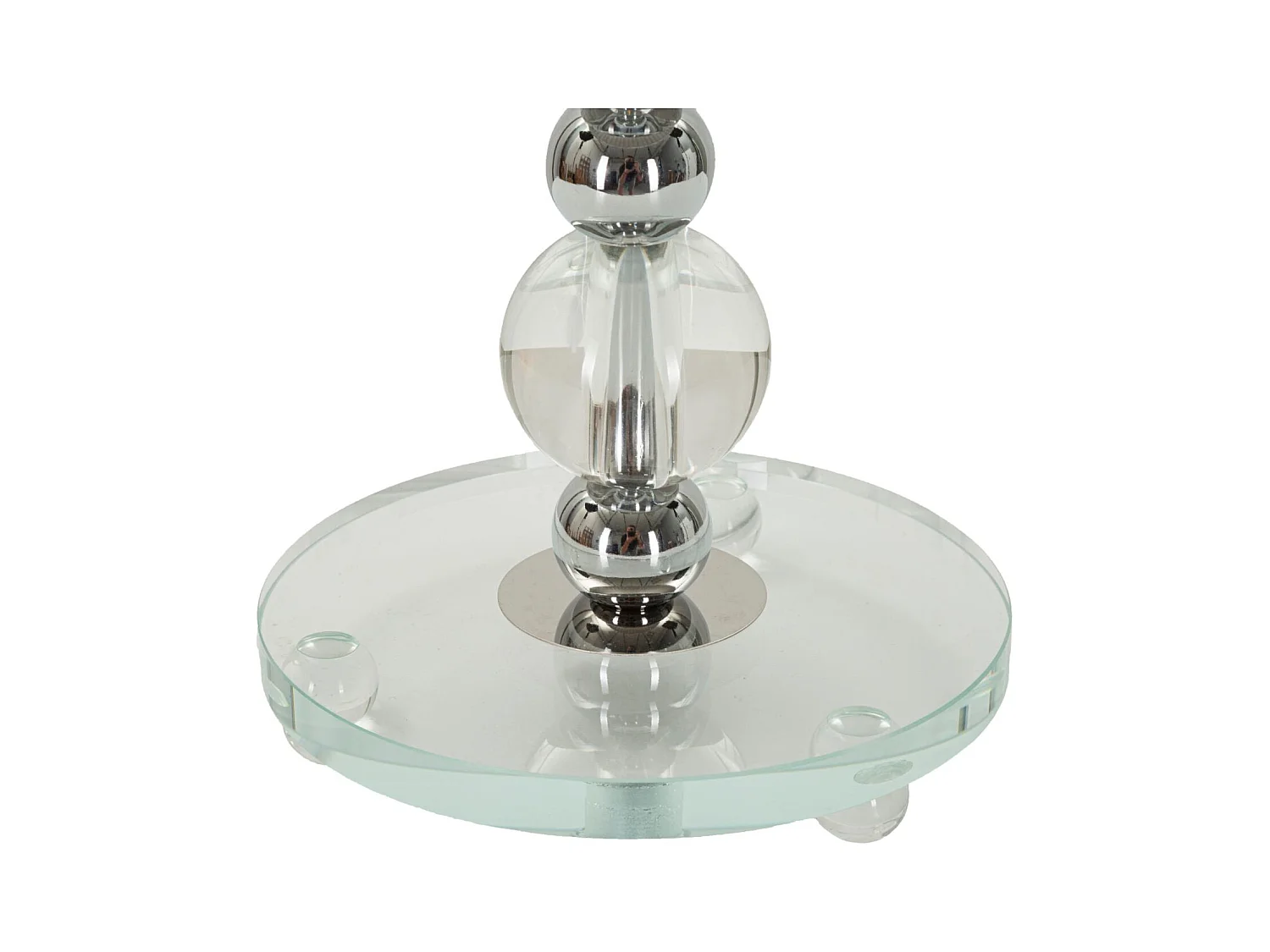 Lampe à Poser en Métal "Tolly" 48cm Argent