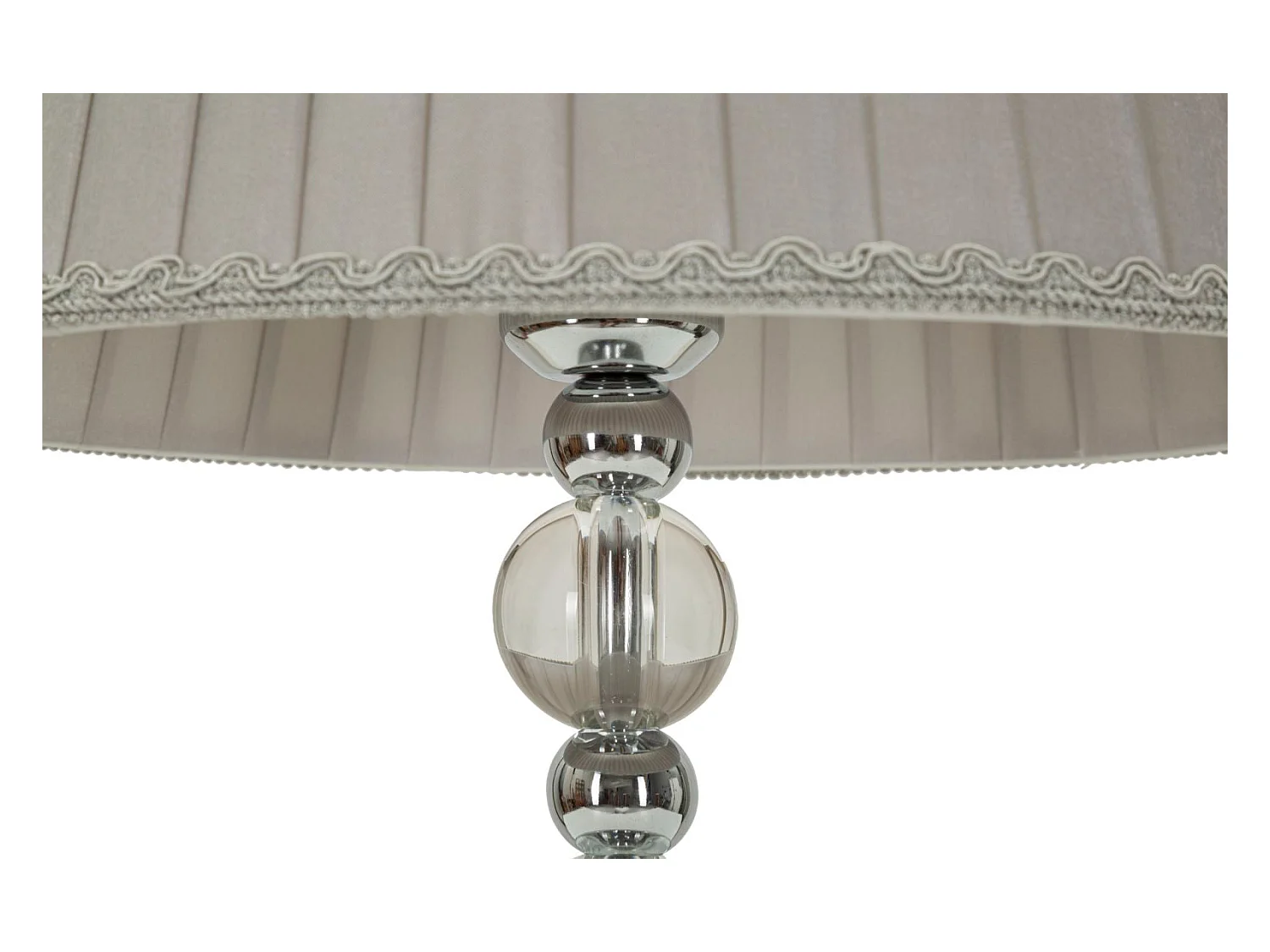 Lampe à Poser en Métal "Tolly" 48cm Argent