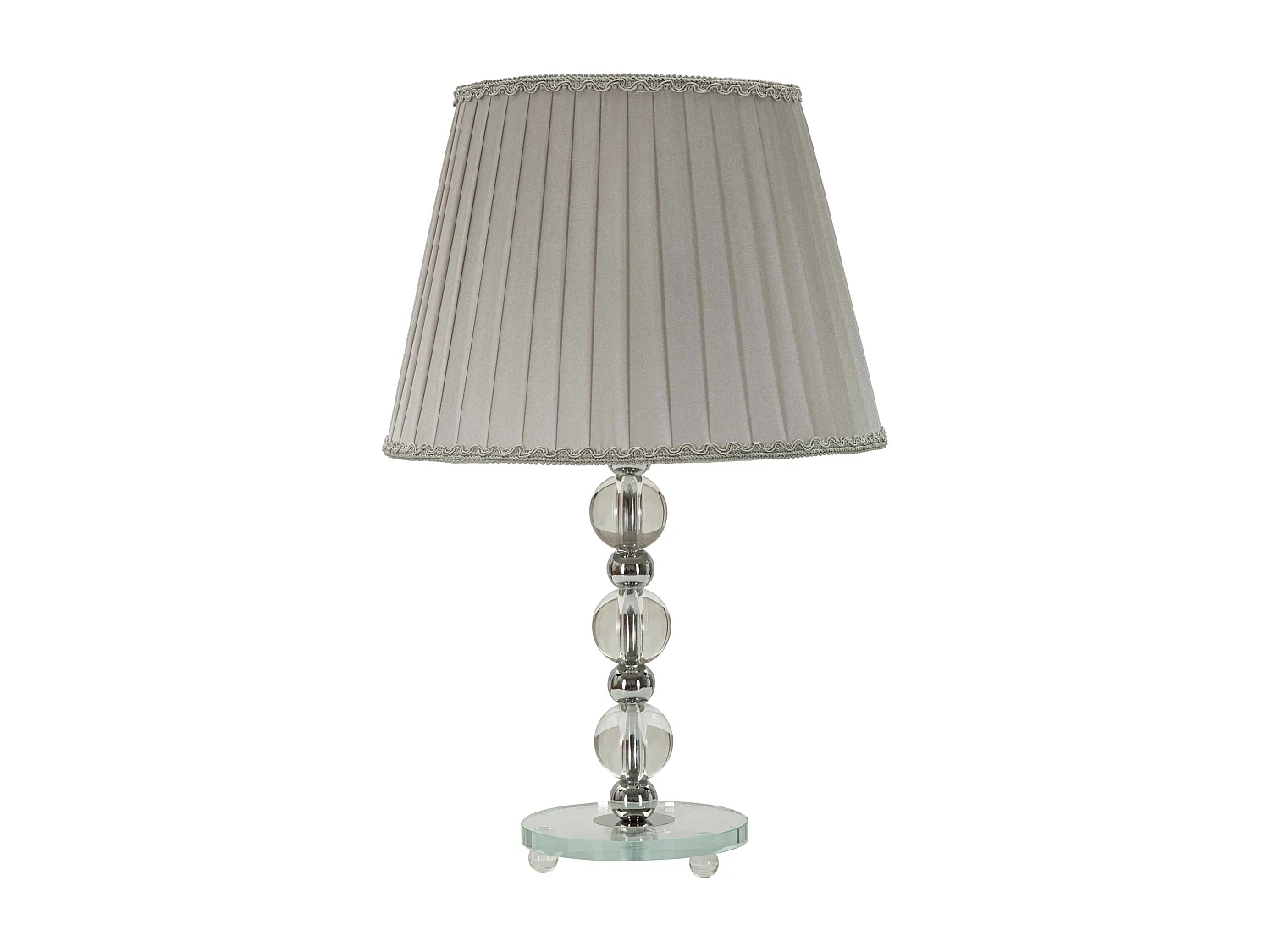 Lampe à Poser en Métal "Tolly" 48cm Argent