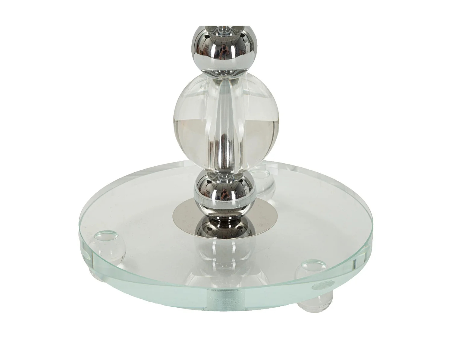 Lampe à Poser en Métal "Tolly" 48cm Argent