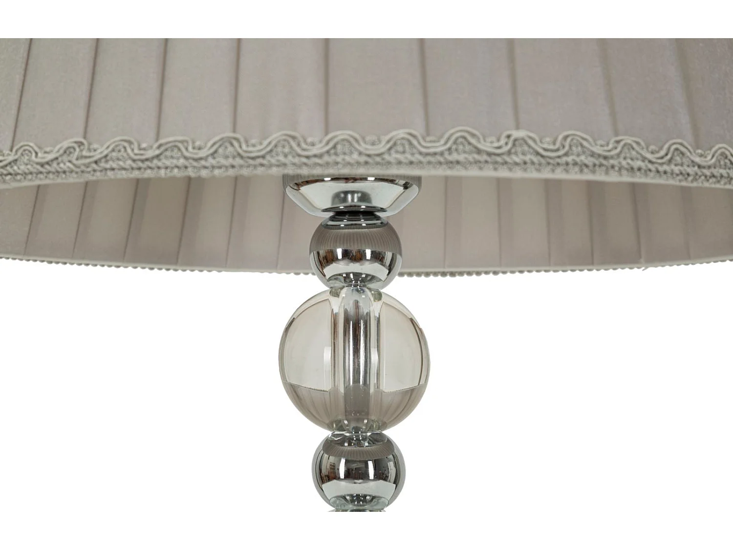 Lampe à Poser en Métal "Tolly" 48cm Argent
