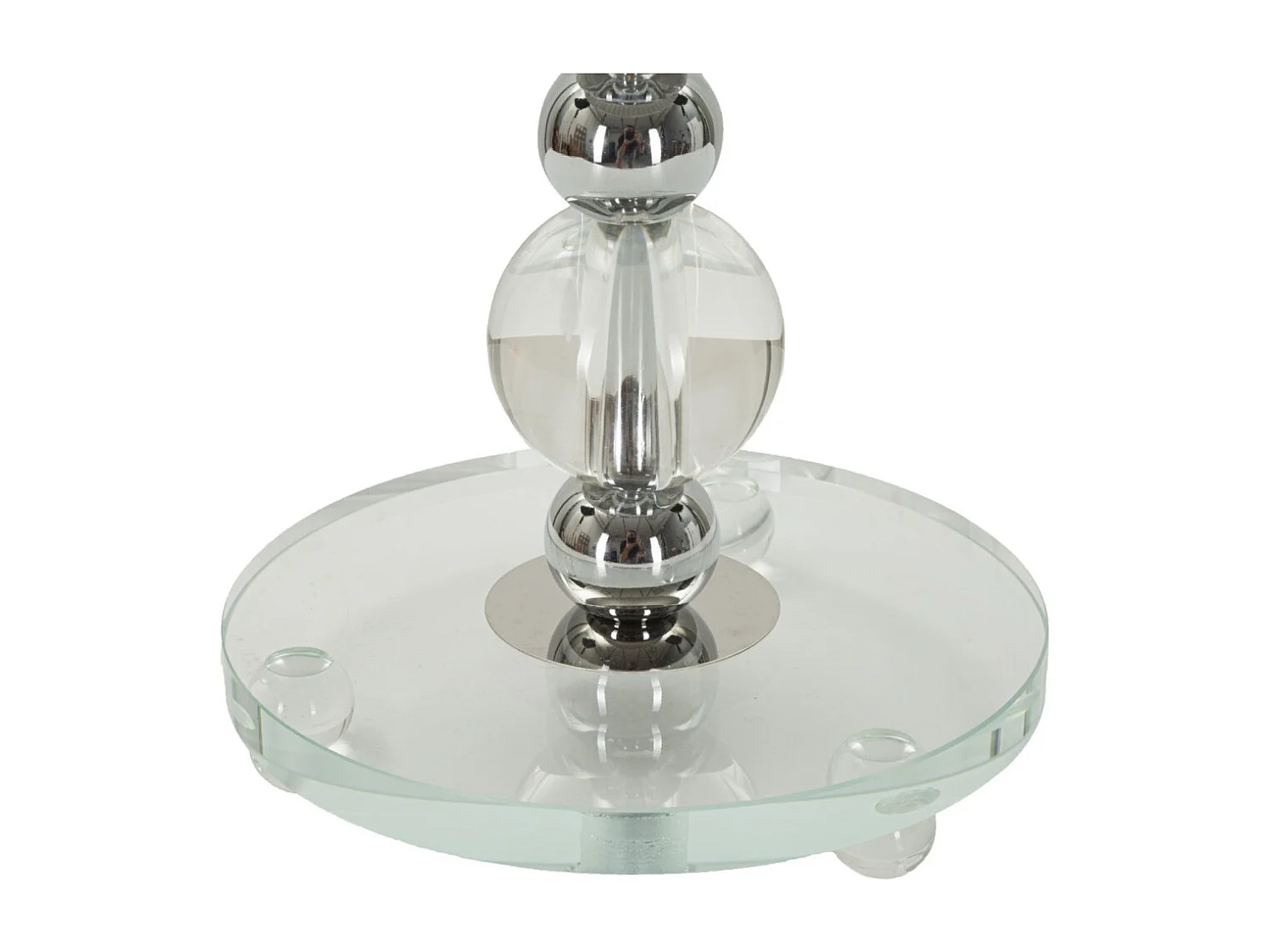 Lampe à Poser en Métal "Tolly" 48cm Argent