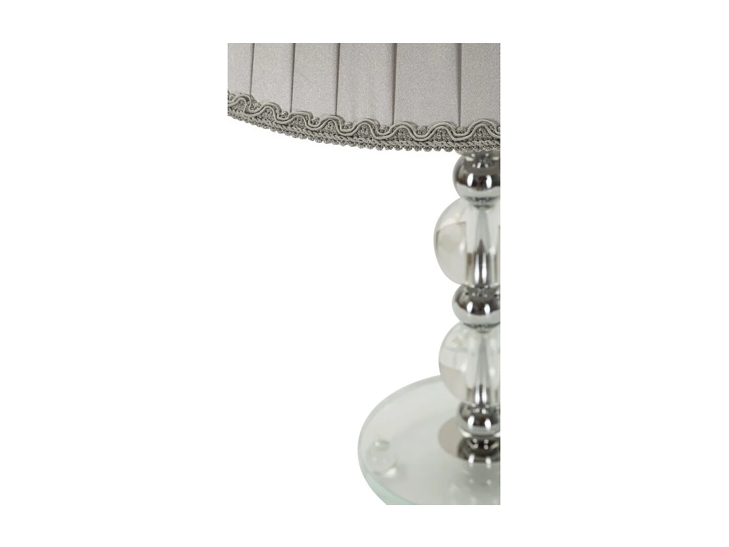 Lampe à Poser en Métal "Tolly" 48cm Argent