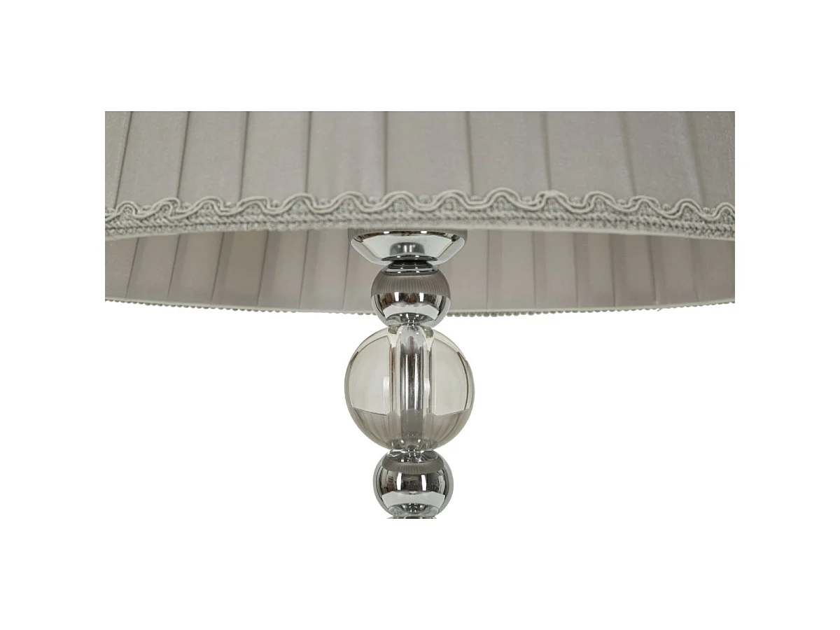 Lampe à Poser en Métal "Tolly" 48cm Argent