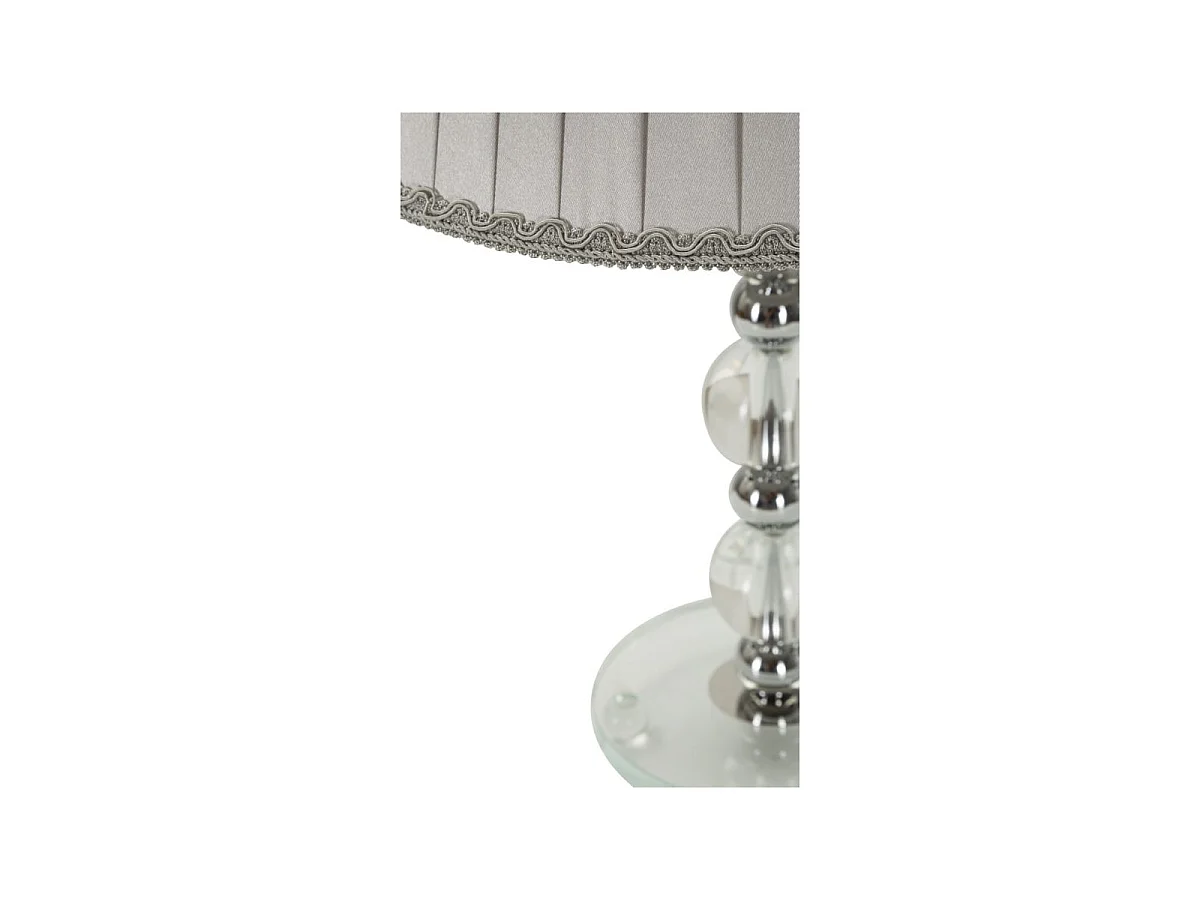 Lampe à Poser en Métal "Tolly" 48cm Argent