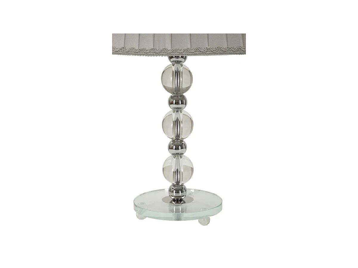 Lampe à Poser en Métal "Tolly" 48cm Argent
