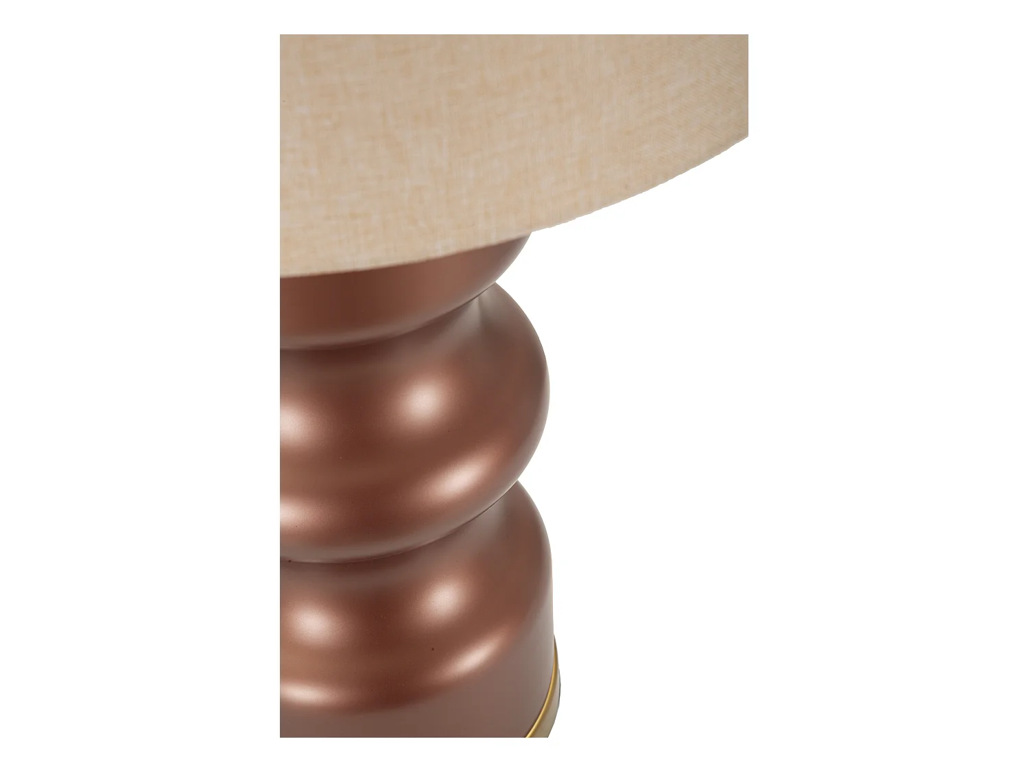 Lampe de table en verre marron cm ø 40,5x69,5