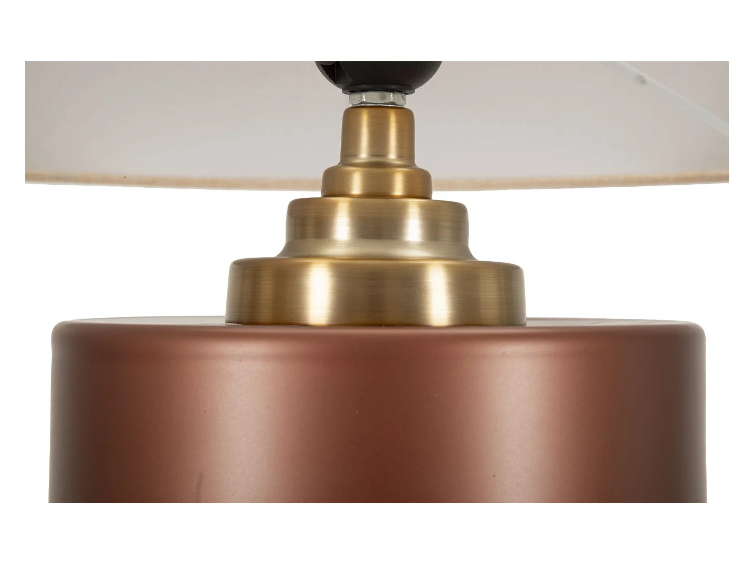 Lampe de table en verre marron cm ø 40,5x69,5