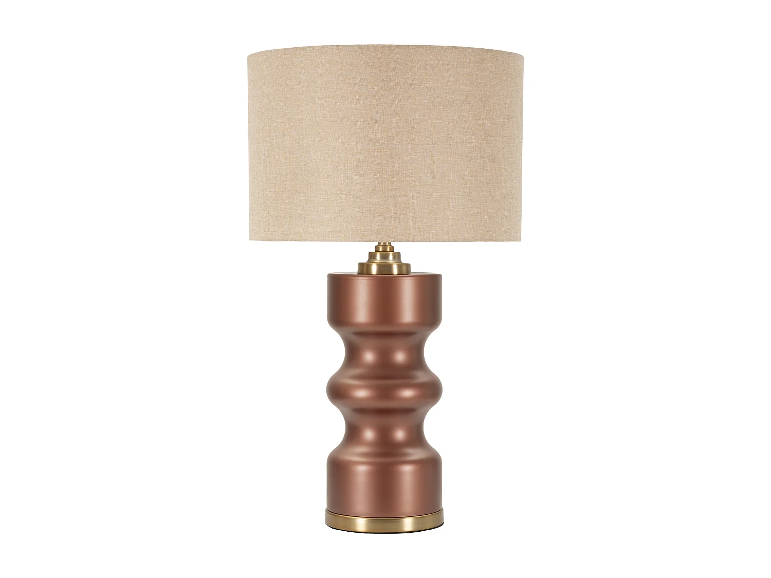 Lampe de table en verre marron cm ø 40,5x69,5