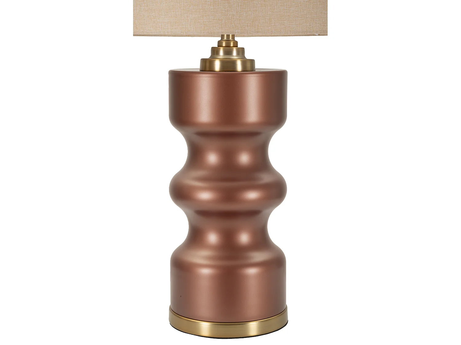 Lampe de table en verre marron cm ø 40,5x69,5