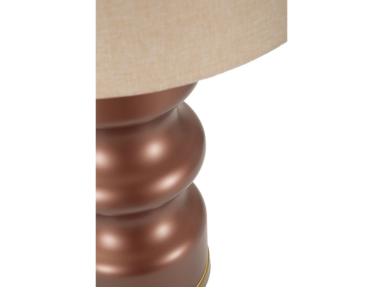 Lampe de table en verre marron cm ø 40,5x69,5