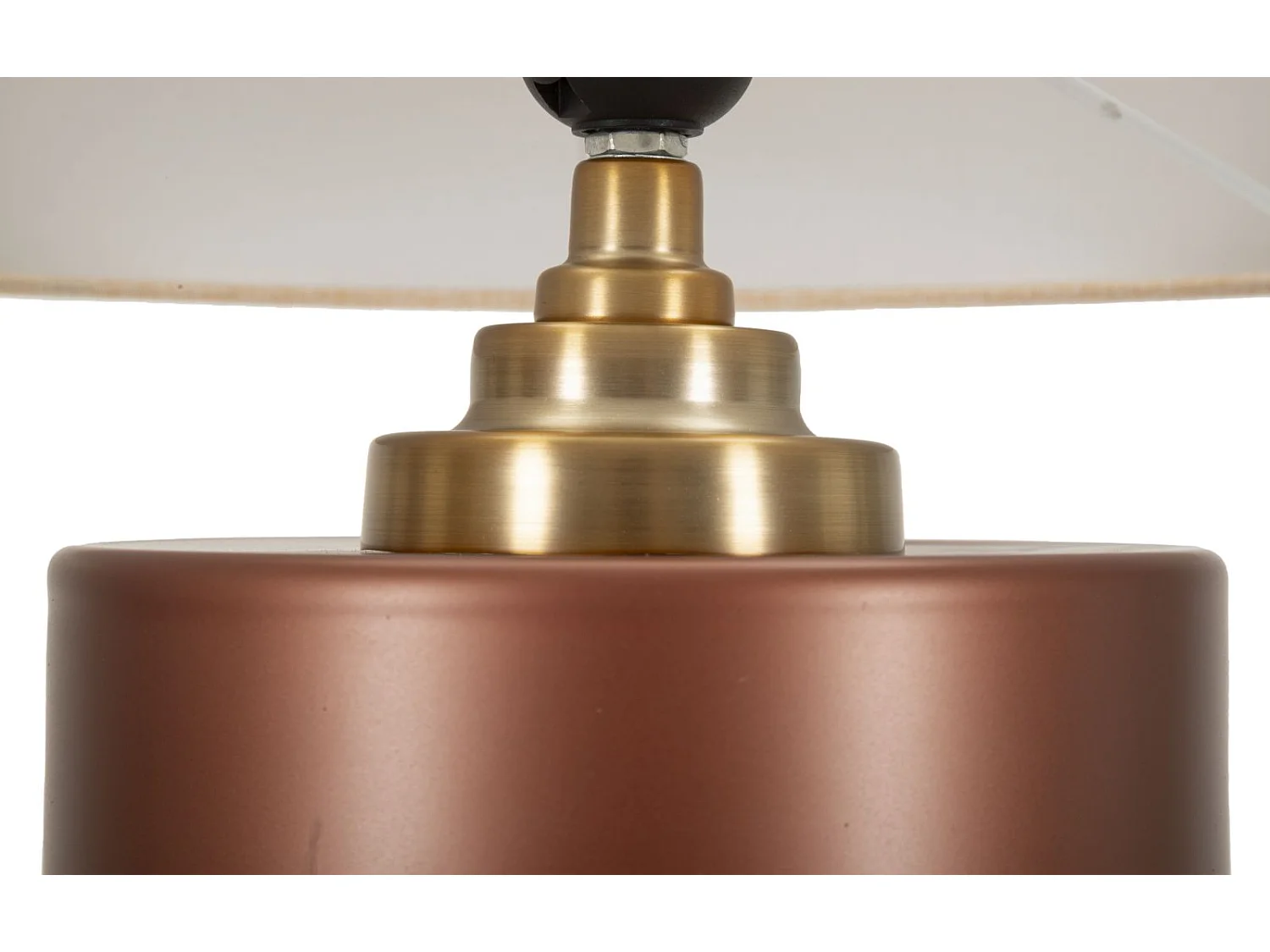 Lampe de table en verre marron cm ø 40,5x69,5